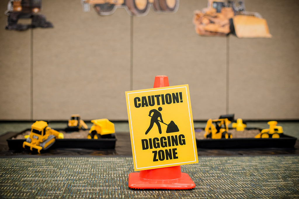 Huggy Construction Sign Construction Party DIY Printable Road Signs (INSTANT DOWNLOAD) – Chickabug