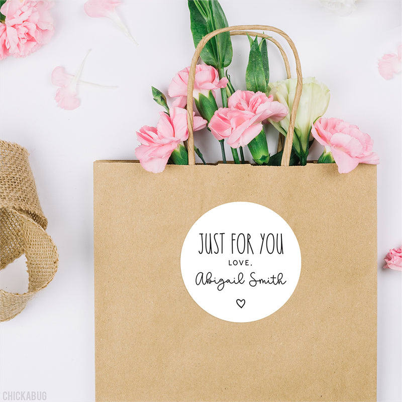Farmhouse "Just For You" Gift Labels