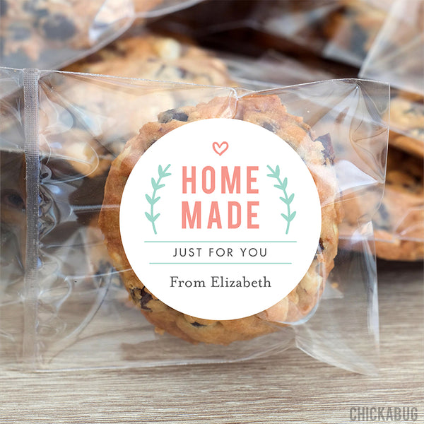 "Home Made Just For You" Stickers