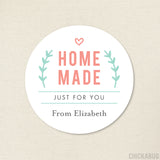 "Home Made Just For You" Stickers