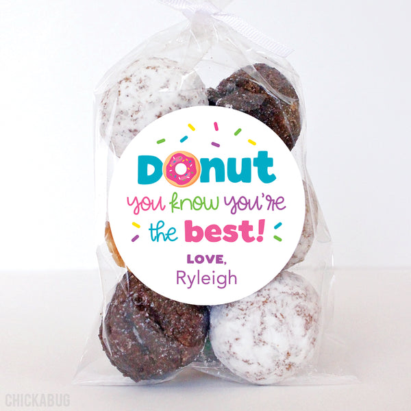 "Donut You Know You're The Best" Stickers