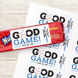 Baseball Team Snack Day Labels - Your Choice of Color
