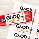 Soccer Team Snack Day Labels - Your Choice of Color