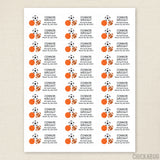 Sports Address Labels