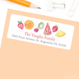 Watercolor Fruit Address Labels