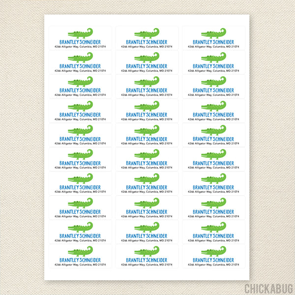 Alligator Address Labels