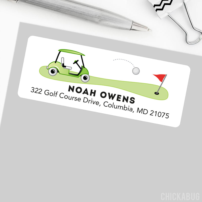 Golf Address Labels