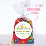 "Happy Easter to a Sweet Friend" Stickers