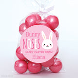 Pink "Bunny Noses" Easter Stickers