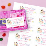 "Easter Treat for Someone Sweet" Gift Labels - Pink