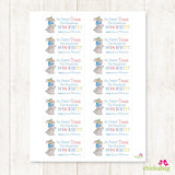 "Easter Treat for Someone Sweet" Gift Labels - Blue