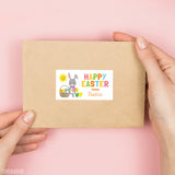 Egg Hunt Happy Easter Labels