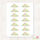 Bunny, Chick and Egg Easter Gift Labels