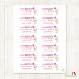 "Some Bunny Special" Bunny and Balloon Easter Gift Labels - Pink