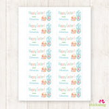 Blue Gnome Easter Gift Labels