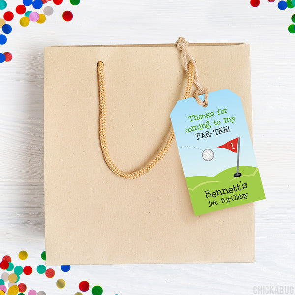 Golf Party Favor Tags (EDITABLE INSTANT DOWNLOAD)