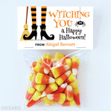 Halloween Witch Paper Tags and Bags