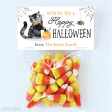 Halloween Cat Paper Tags and Bags