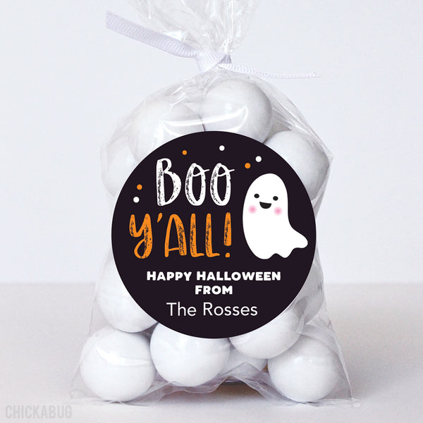 "Boo, Y'all!" Halloween Stickers