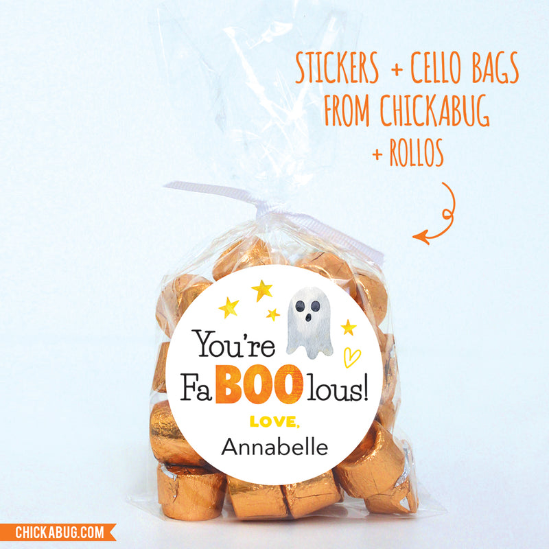 "You're FaBOOlous!" Halloween Stickers