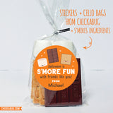 "S'More Fun With Friends Like You" Halloween Stickers