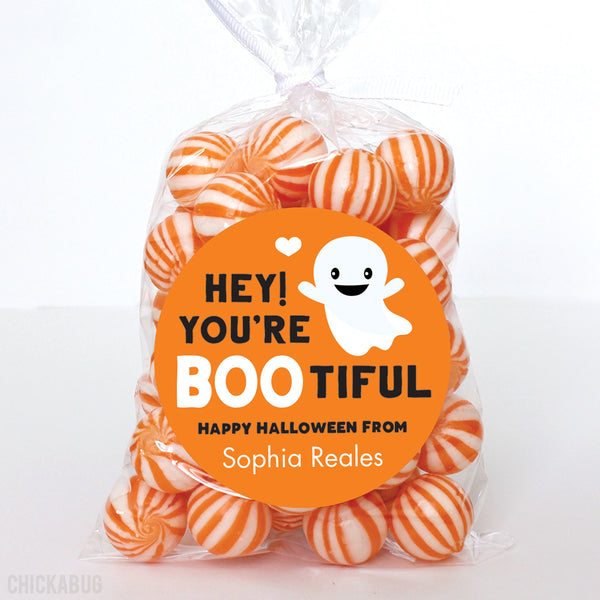 "You're BOOtiful" Halloween Stickers