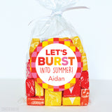 "Burst Into Summer" Last Day of School Stickers