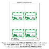 Garbage Truck Party Table Tent Cards (EDITABLE INSTANT DOWNLOAD)