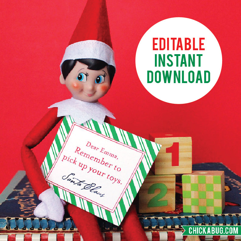 Editable Notes from Santa (INSTANT DOWNLOAD) – Chickabug