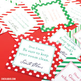 Editable Notes from Santa (INSTANT DOWNLOAD)