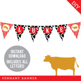 Farm Party Banner (INSTANT DOWNLOAD)