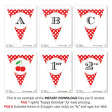 Cherry Party Banner (INSTANT DOWNLOAD)