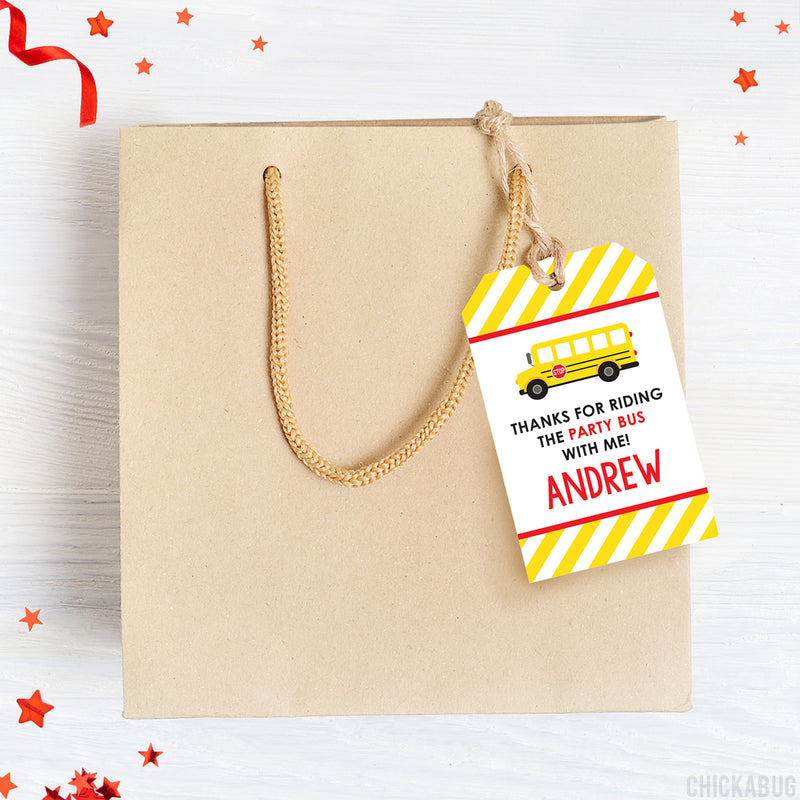 School Bus Party Favor Tags (EDITABLE INSTANT DOWNLOAD) – Chickabug school-bus-party-favor-tags-editable-instant-download-chickabug