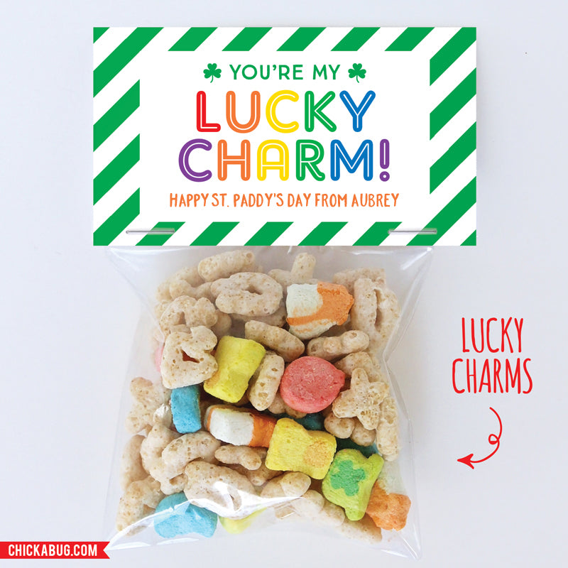 Lucky Charm St. Patrick's Day Paper Tags and Bags