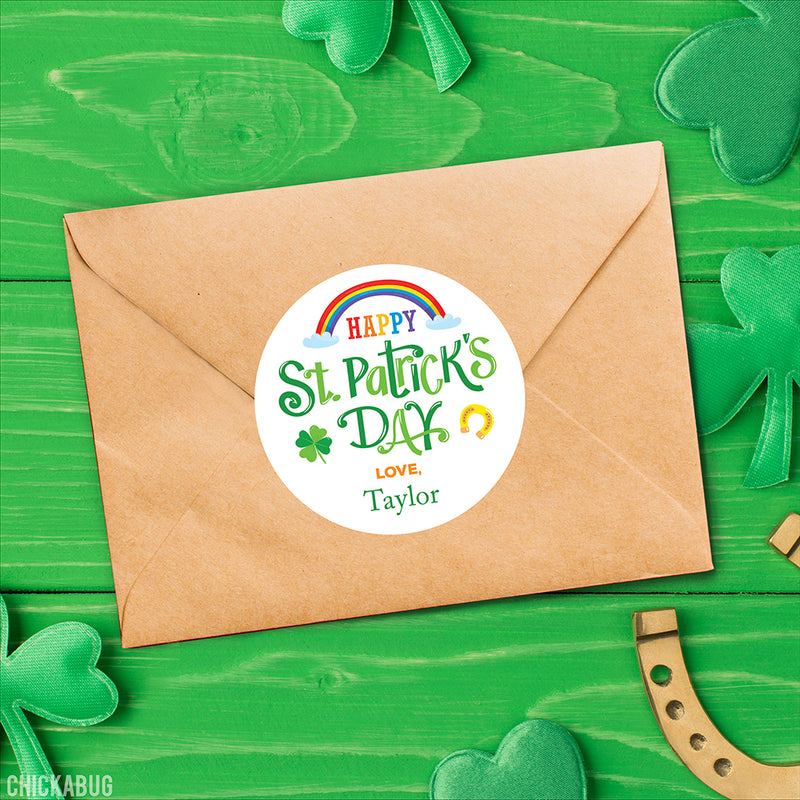 Happy St. Patrick's Day Stickers