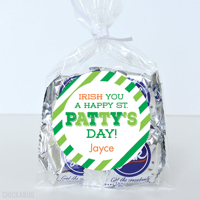 "Irish You" Peppermint Patty St. Patrick's Day Stickers