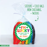 "I'm Lucky To Have You In My Class" St. Patrick's Day Stickers