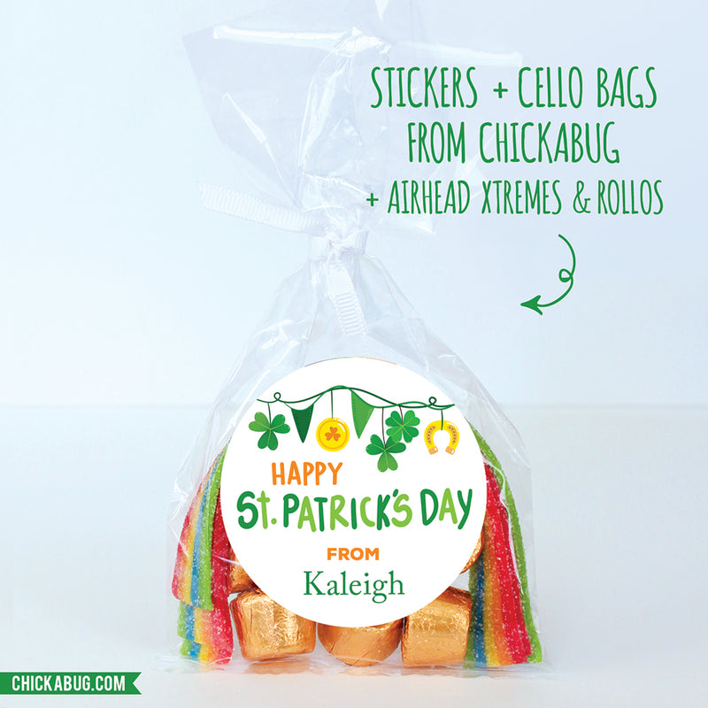 St. Patrick's Day Garland Stickers