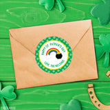 Rainbow and Pot of Gold St. Patrick's Day Stickers
