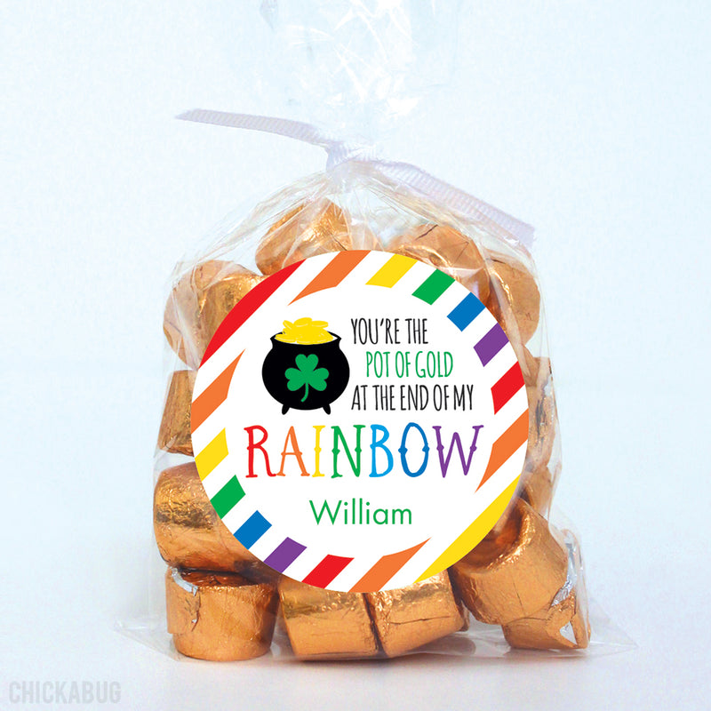 Pot of Gold St. Patrick's Day Stickers