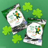Leprechaun "Lucky Day" St. Patrick's Day Stickers