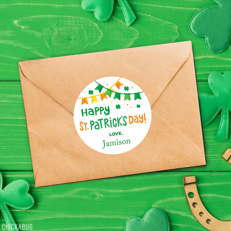 St. Patrick's Day Banner Stickers