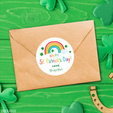 Hand Drawn Rainbow St. Patrick's Day Stickers
