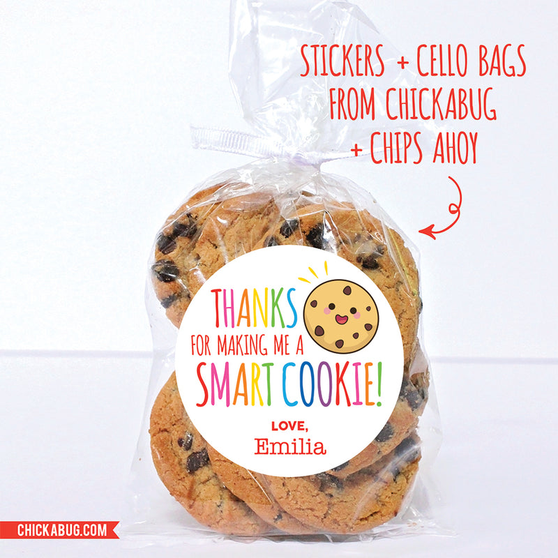 "Smart Cookie" Teacher Appreciation Stickers