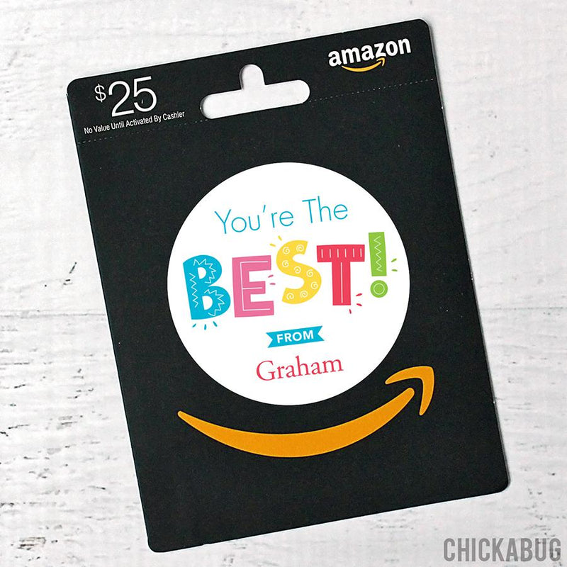 "You're The Best" Appreciation Stickers