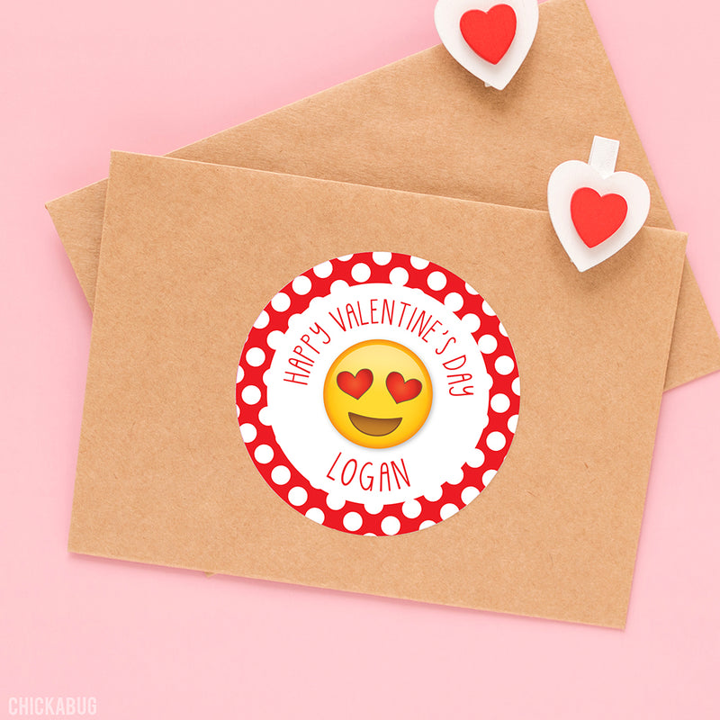 Emojis Valentine's Day Stickers