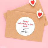 Happy Valentine's Day Bruh Stickers