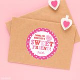 "Sweet Friend" Valentine's Day Stickers