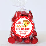 "You Have a Pizza My Heart" Valentine's Day Stickers