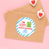 Frog Valentine's Day Stickers
